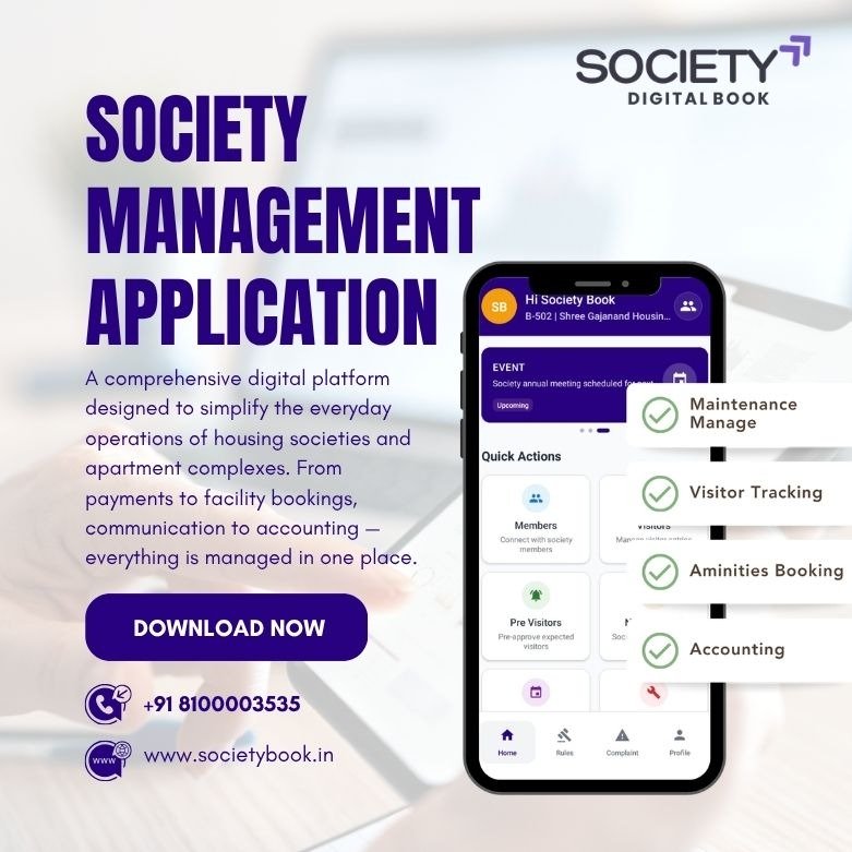 Society Book - Society Management System