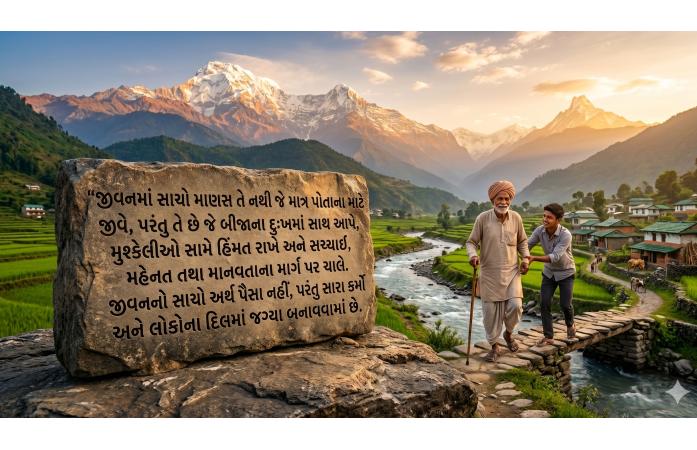 જીવન જીવવાની સાચી કળા “માણસે કેવી રીતે જીવવું જોઈએ” – એક પ્રેરણાદાયક વાર્તા