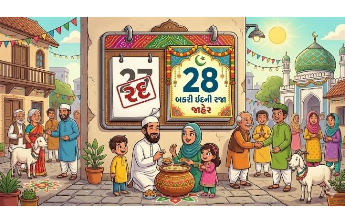 રાજ્યમાં બકરી ઈદની રજામાં ફેરફાર :રાજ્ય સરકારનો નવો આદેશ