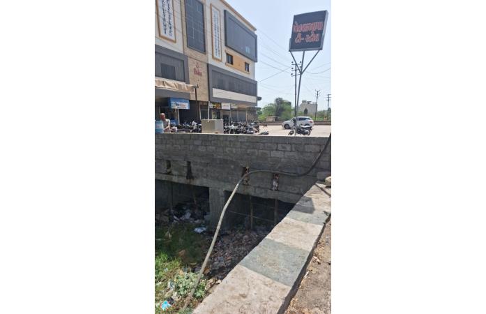 વોકળા પર સ્લેબ કૌભાંડ?