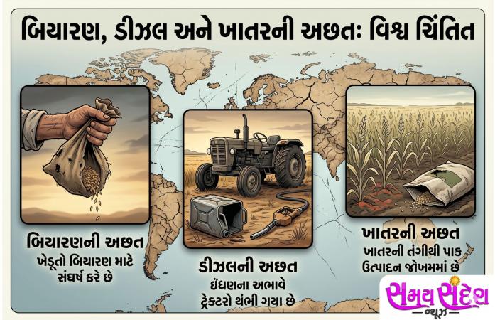 ચોમાસા પહેલા ખેડૂતોની વધી ચિંતા: બિયારણ, ડીઝલ અને ખાતરની અછતથી ધોરાજી પંથકમાં ખેતીકારો મુશ્કેલીમાં.