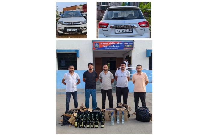 દ્વારકા જિલ્લામાં દારૂબંધી સામે પોલીસનો મોટો પ્રહાર : ચાર દરોડામાં 210 બાટલી ઇંગ્લિશ દારૂ સાથે ચાર શખ્સ ઝડપાયા, ત્રણ ફરાર; રૂ. 6.41 લાખનો મુદ્દામાલ જપ્ત.