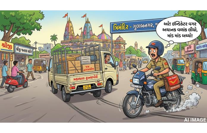 ટ્રાફિક નિયમો અંગે ટોકતા ટેમ્પો ચાલકે યુવક પર કર્યો હુમલો, જાનથી મારી નાખવાની ધમકી.