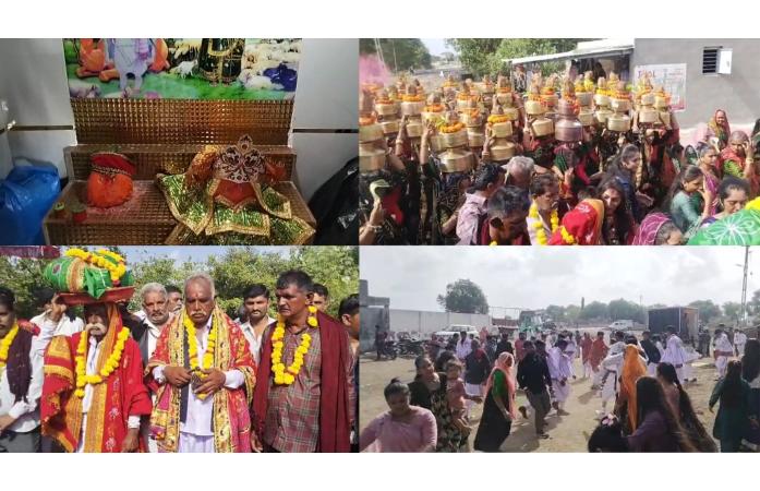 કાલાવડના ભાવુભા ખીજડીયા ગામે મચ્છો માતાજી અને પુનિયા મામાની તિથિ નિમિત્તે ભવ્ય મહોત્સવ.