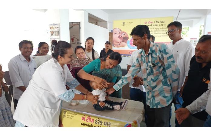 જામનગરમાં રાષ્ટ્રીય પલ્સ પોલિયો રસીકરણ અભિયાન-2026નો પ્રારંભ: મેયર  અને ધારાસભ્યની ઉપસ્થિતિમાં બાળકોને અપાઈ પોલિયોની રસી