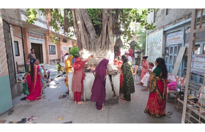 વડ સાવિત્રી વ્રત:  જામનગરના શિવમંદિરોમાં મહિલાઓની શ્રદ્ધાભેર પૂજા, પતિના દીર્ઘાયુ અને પરિવારની સુખ-સમૃદ્ધિની  પ્રાર્થના