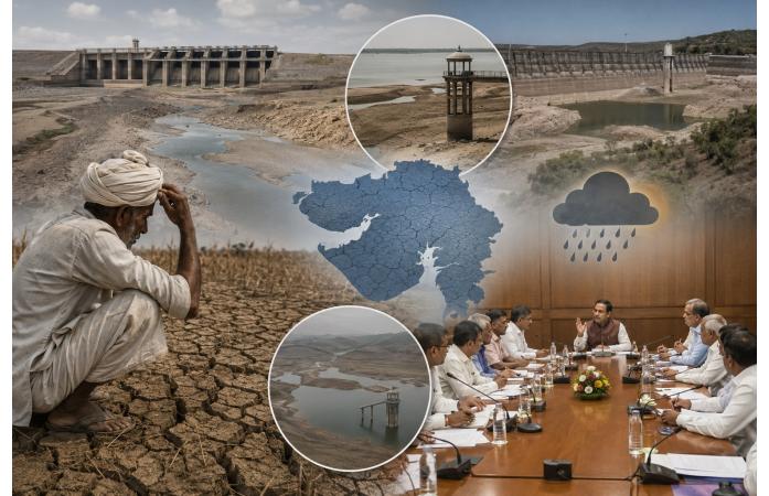 સૌરાષ્ટ્રમાં જળસંકટની આહટ! વરસાદે વિરામ લેતાં અનેક ડેમ તળિયા નજીક, ખેડૂતો અને સરકાર બંને ચિંતિત