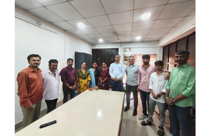 જામનગર જિલ્લા માહિતી કચેરીમાં સુશ્રી માનસી ધારવિયાનું ભાવભર્યું વિદાયમાન, પી.એસ.આઇ. તરીકે નિમણૂક બદલ પાઠવાઈ શુભેચ્છાઓ.