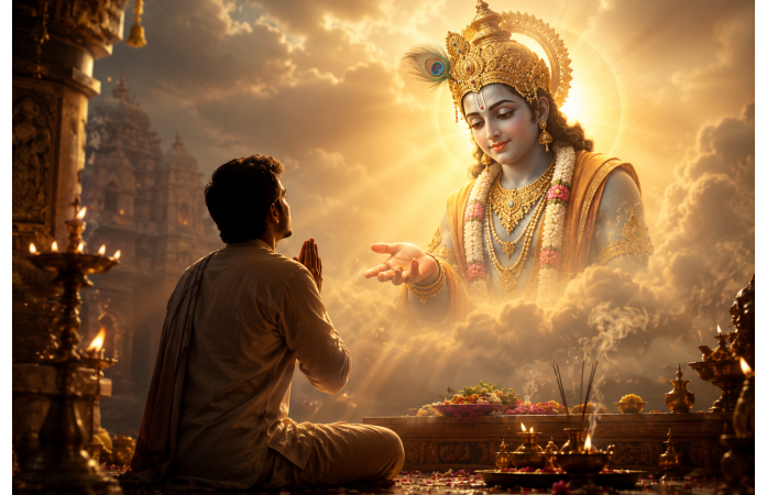 ભગવાન ભાવના અને શ્રદ્ધાના ભૂખ્યા છે.