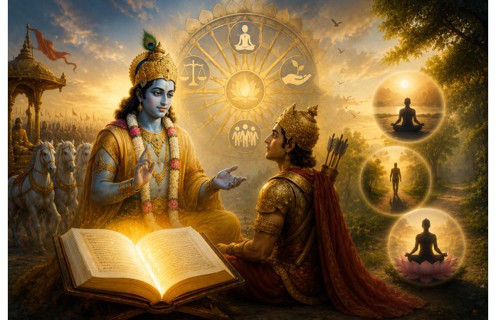 શ્રીમદ્ ભગવદ્ ગીતા – પાંચમા અધ્યાય (કર્મસંન્યાસ યોગ)નું માહાત્મ્ય.