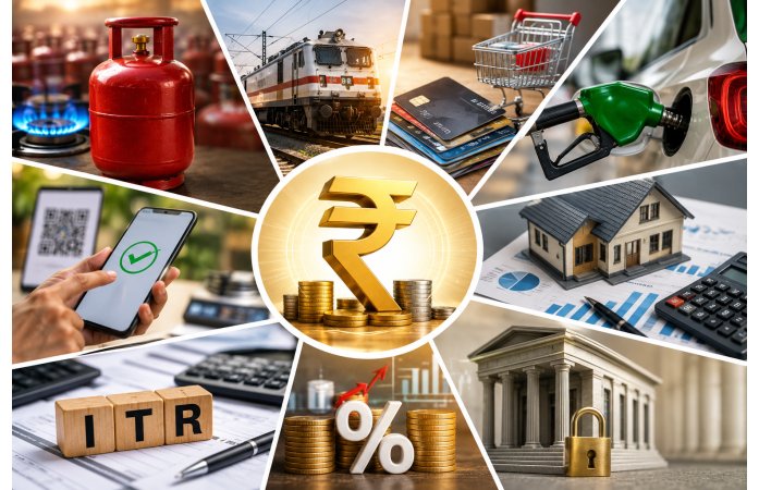 1 ઓગસ્ટથી દેશભરમાં 8 મોટા નાણાકીય ફેરફાર: LPGથી ITR સુધી, સીધી અસર તમારા ખિસ્સા પર.