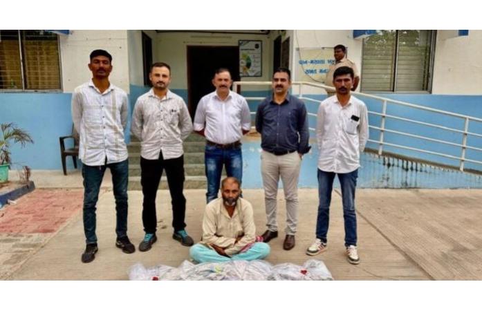 ચંદ્રાવાડા ગામના પૂજારીના ઘરે ગાંજાનું વાવેતર ઝડપાયું: દેવભૂમિ દ્વારકા SOGની કાર્યવાહી, ₹2.35 લાખનો મુદ્દામાલ જપ્ત
