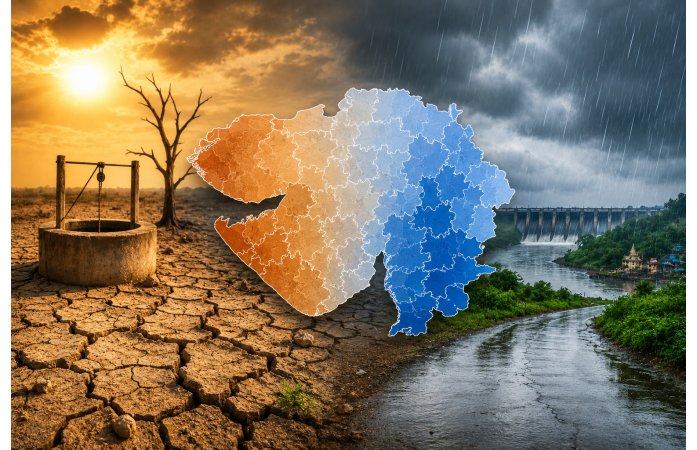 ગુજરાતમાં વરસાદની અસમાનતા યથાવત્: 9 જિલ્લામાં 30%થી વધુ ઘટ, દેવભૂમિ દ્વારકામાં સૌથી વધુ 81% અછત.