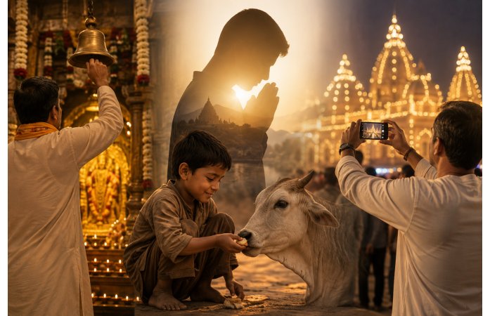 સાચી ભક્તિ દેખાવામાં નહીં, નિઃસ્વાર્થ ‘ભાવ’માં હોય છે.