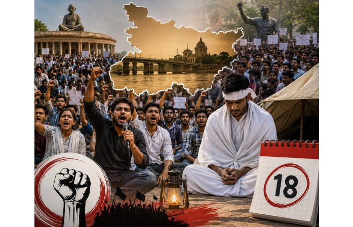જંતર મંતર અને ઝારખંડ બાદ હવે બિહારમાં વિદ્યાર્થીઓનો આંદોલનનો મોરચો, 18 ઓગસ્ટથી આમરણ ઉપવાસની જાહેરાત.