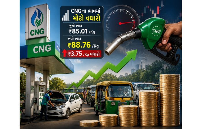 અદાણી બાદ ગુજરાત ગેસનો પણ CNGના ભાવમાં મોટો વધારો.