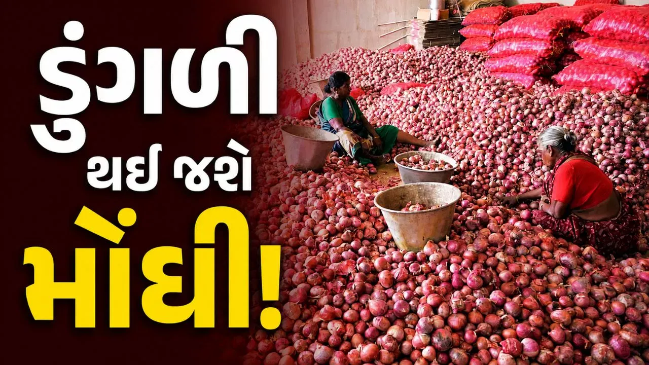 ડુંગળીના ભાવમાં ફરી તેજી આવક બમણી છતાં ભાવમાં મણે રૂ.80થી 100નો વધારો