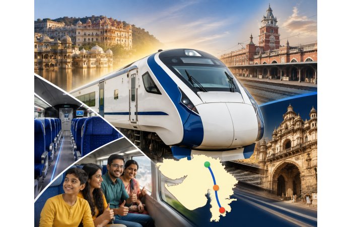 ગુજરાતીઓ માટે ખુશખબર: ઉદયપુર-અસારવા વંદે ભારત હવે સુરત સુધી દોડશે, જાણો નવું સમયપત્રક.
