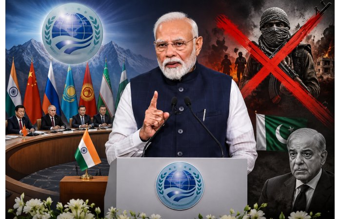 SCO સમિટમાં ગૂંજ્યો ભારતનો સંદેશ: પાકિસ્તાનની હાજરીમાં PM મોદીની આતંકવાદ સામે કડક ચેતવણી.