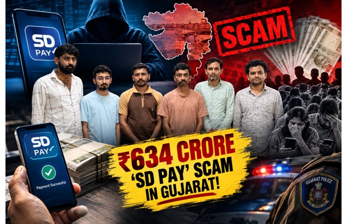 ગુજરાતમાં ₹634 કરોડનું SD PAY કૌભાંડ! લાખો લોકોને લાલચ આપીને છેતરનાર ગેંગનો પર્દાફાશ.
