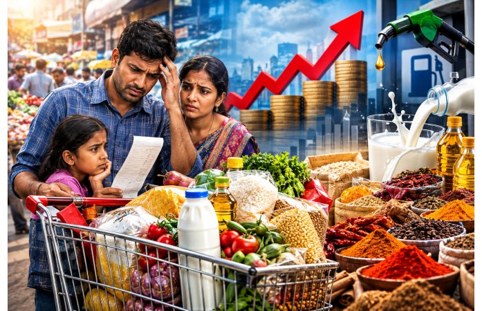 મોંઘવારીનો માર: દૂધથી તેલ અને મસાલા સુધી વધતા ભાવથી જનતા ત્રાહિમામ.