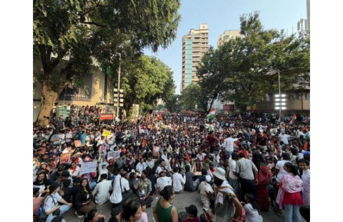 મુંબઈમાં CJPનો વિરોધ શરૂ, શિવાજી પાર્ક પાસે મોટી ભીડ અને પોલીસ બંદોબસ્ત.