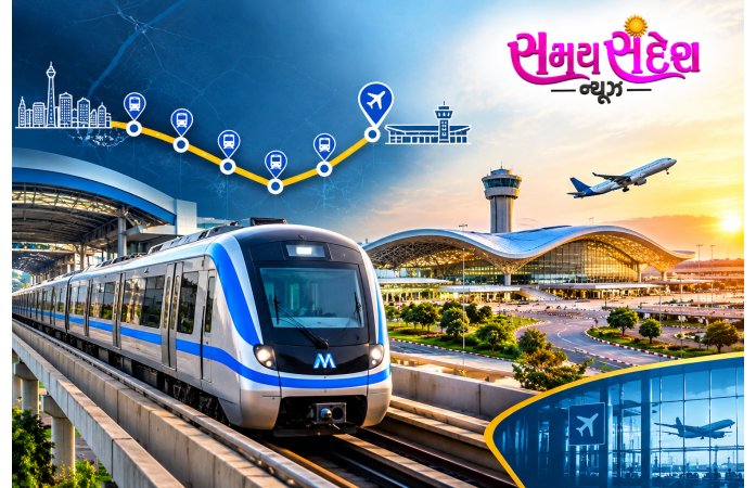 અમદાવાદ એરપોર્ટ સુધી દોડશે મેટ્રો: ₹859 કરોડના ખર્ચે 6 કિમીનો કોરિડોર બનશે, 5 નવા સ્ટેશનનું નિર્માણ; દિવાળી બાદ કામ શરૂ થવાની શક્યતા.