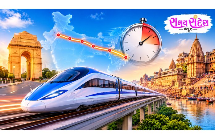 માત્ર 3 કલાક 33 મિનિટમાં દિલ્હીથી કાશી! દેશના બીજા મોટા બુલેટ ટ્રેન કોરિડોરને મંજૂરી.
