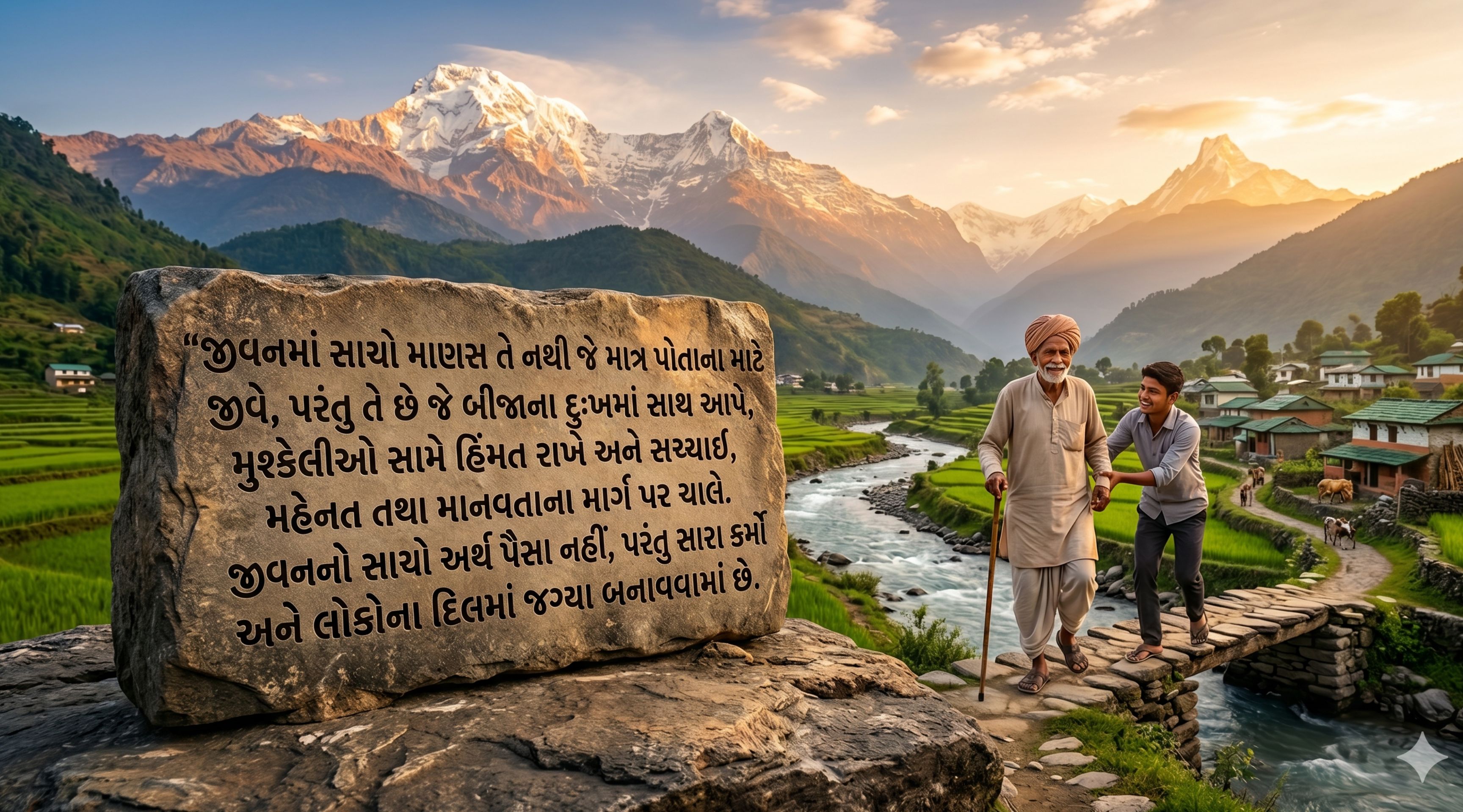 જીવન જીવવાની સાચી કળા “માણસે કેવી રીતે જીવવું જોઈએ” – એક પ્રેરણાદાયક વાર્તા