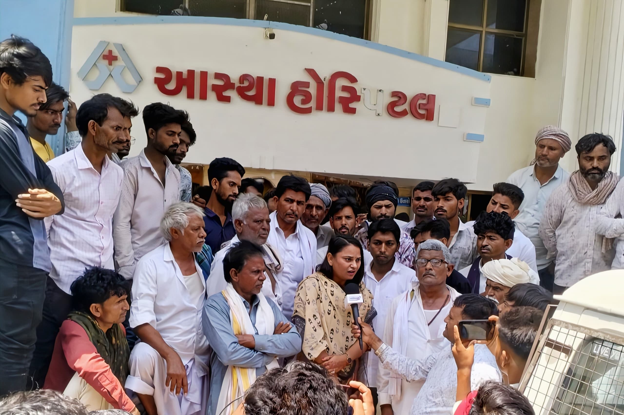 પાટણ : રાધનપુરની આસ્થા હોસ્પિટલમાં તબીબની ગંભીર બેદરકારી આવી સામે