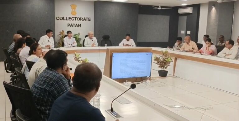 ચોમાસા પૂર્વે ચિંતન અને તૈયારી: પાટણ જિલ્લા કલેક્ટર તુષાર ભટ્ટની આગેવાની હેઠળ યોજાઈ પ્રિ-મોન્સૂન સંકલન બેઠક