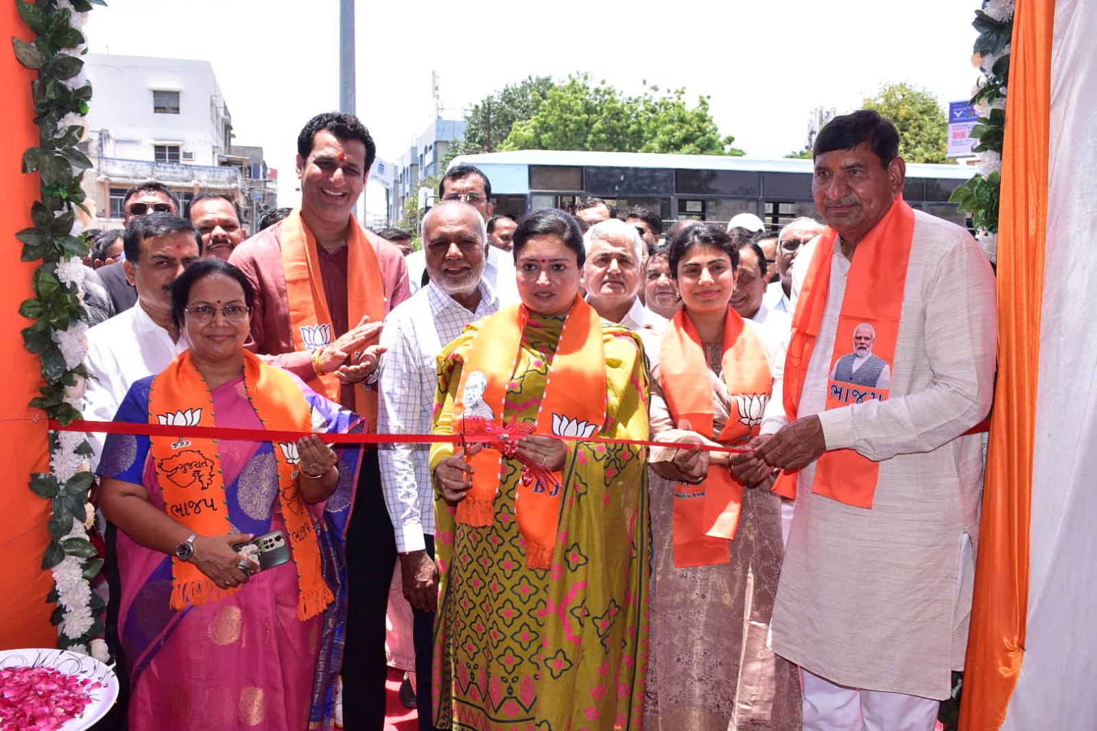 મોદીની સરકારી યાત્રાના ૧૧ વર્ષે જામનગરમાં જનજાગૃતિ પ્રેસવાર્તા