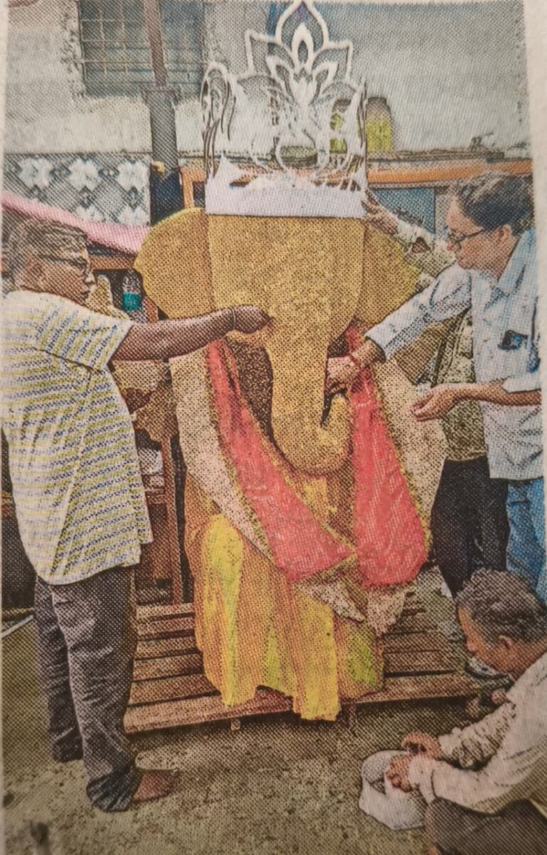 જામનગરના દગડુંશેઠ ગણપતિ મહોત્સવમાં અનોખો પ્રયોગ – તેલીબિયાથી બનેલી મૂર્તિ અને ગિનીઝ બુકમાં સ્થાન મેળવવાનો ઐતિહાસિક પ્રયાસ