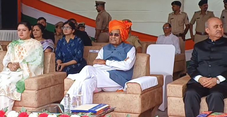 જામનગર પોલીસ પરેડ ગ્રાઉન્ડ પર 79મા સ્વાતંત્ર્ય પર્વની ભવ્ય જિલ્લા કક્ષાની ઉજવણી