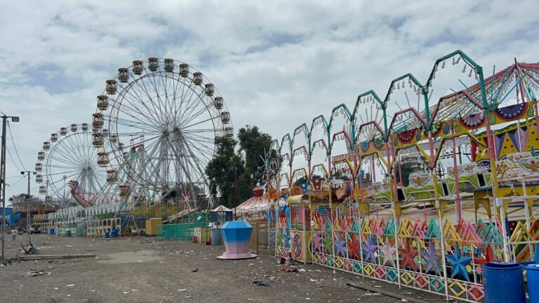 જામનગર પ્રદર્શન ગ્રાઉન્ડમાં મેળામાં ફિટનેસ સર્ટિફિકેટ ચેકિંગ: ડિવાઇસ પીક અને અધિકારીઓની કામગીરીથી વ્યવસ્થા મજબૂત