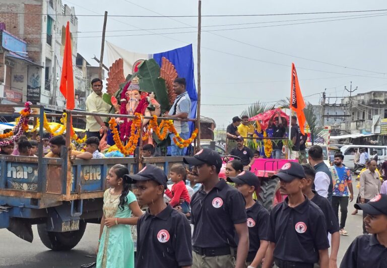 શહેરામાં ગણેશ મહોત્સવની ભવ્ય ઉજવણી : ભક્તિ, આનંદ અને ઉત્સાહની વચ્ચે શ્રીજીનું વિસર્જન