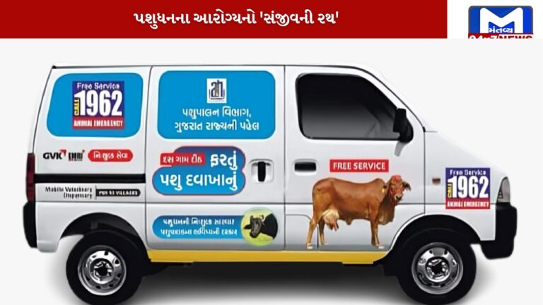 “સંજીવની રથ” – ગુજરાતના પશુધનને ઘરઆંગણે પહોંચતી આરોગ્યસેવા: મોબાઇલ વેટરિનરી યુનિટ યોજનાના બે વર્ષ પૂર્ણ થતા સફળતાનો નવો અધ્યાય