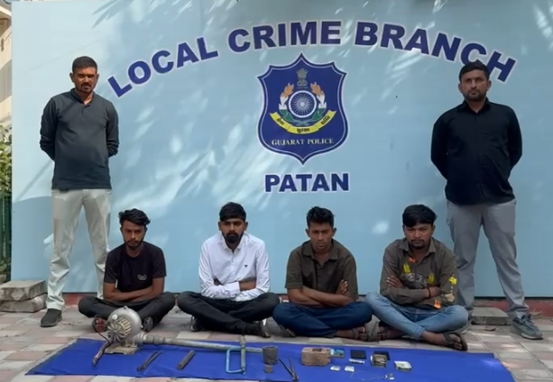 રાધનપુરમાં થયેલી ઘરફોડ ચોરીનો ભેદ ગણતરીના દિવસોમાં ઉકેલાયો.