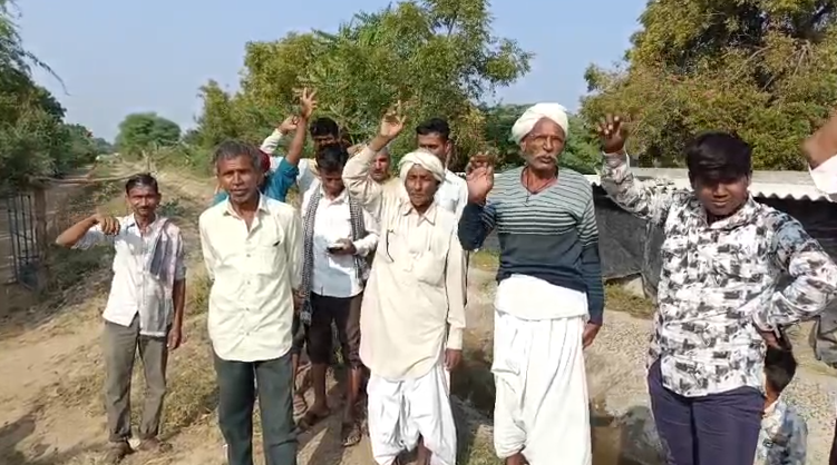 કેનાલમાં પાણી માટે ખેડૂતોનો ઉગ્ર આક્રોશ.