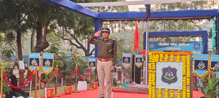 જામનગરમાં IGનું વાર્ષિક ઇન્સ્પેક્શન.