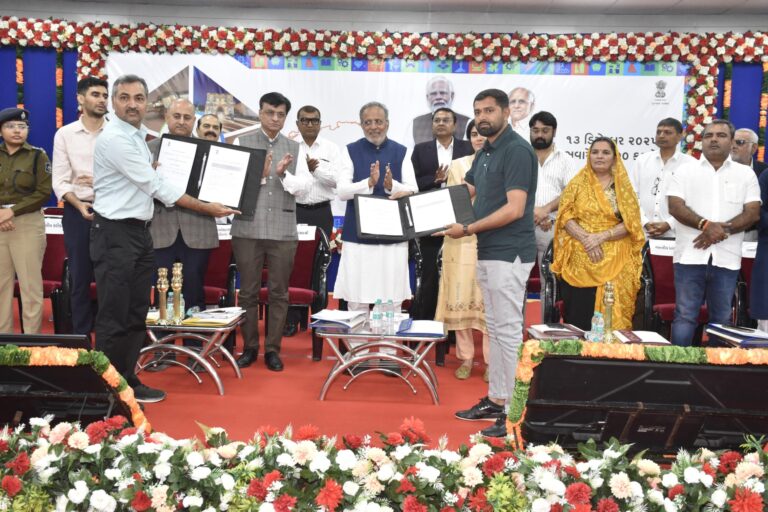 જામનગરમાં ઔદ્યોગિક વિકાસને મોટો વેગ: ૯ કંપનીઓ દ્વારા રૂ. ૫૭૧૬ કરોડના એમઓયુ સંપન્ન, ૨,૦૦૦થી વધુ નાગરિકોને રોજગારીનો માર્ગ ખુલશે.