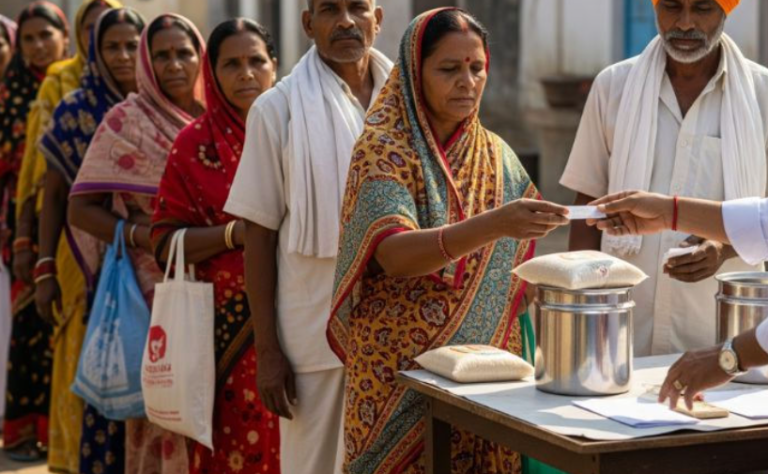 ગુજરાતમાં ગરીબીનું ગંભીર ચિત્ર સામે આવ્યું: ૩.૬૫ કરોડ નાગરિકો વ્યાજબી ભાવની દુકાનો પર નિર્ભર, પાંચ વર્ષમાં મફત-સસ્તું અનાજ લેનારાઓમાં ૨૪ લાખનો વધારો.