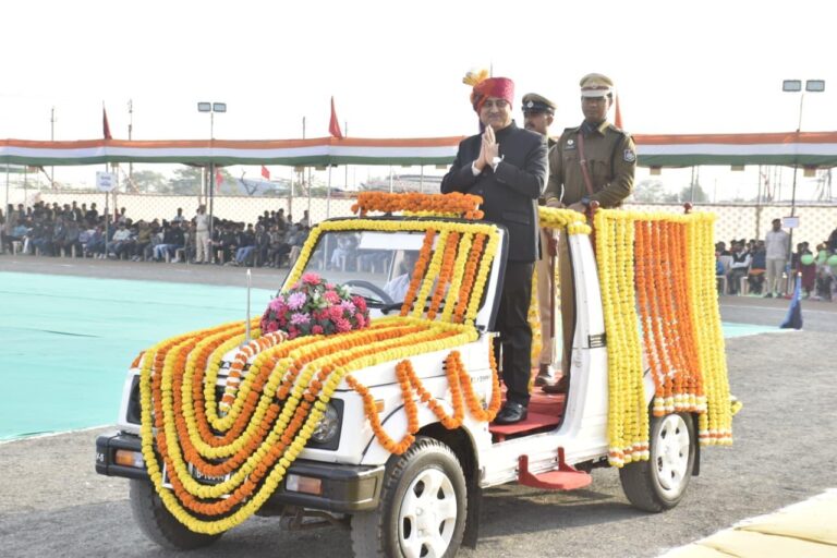 કાલાવડમાં જિલ્લા કક્ષાએ ૭૭મા પ્રજાસત્તાક પર્વની ઐતિહાસિક ઉજવણી – વિકાસ, ગૌરવ અને લોકશાહીના સંકલ્પ સાથે જામનગર જિલ્લાનો ગૌરવસભર ઉત્સવ