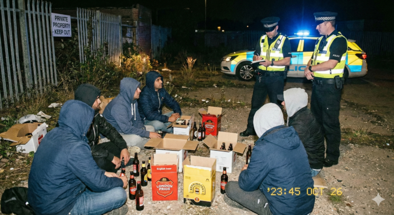 જામનગરમાં પ્રોહિબિશન એક્ટ હેઠળ યુવાનોની દારૂ મહેફિલ ઝડપાઈ ખાલી પ્લોટમાં અંગ્રેજી બિયર સાથે રંગે હાથ પકડાયા પાંચ આરોપી : ૨.૫૧ લાખનો મુદ્દામાલ કબજે