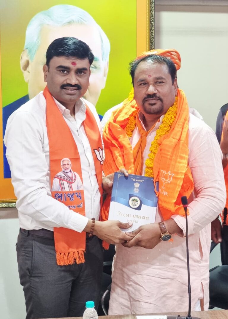 સંગઠનશક્તિ અને કાર્યક્ષમતાનો વિશ્વાસ : રાજકોટ જિલ્લા ભાજપ ઉપપ્રમુખ તરીકે પ્રફુલભાઈ ટોળીયાની ફરી વરણી