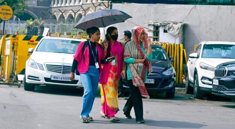 બપોરે તીવ્ર ગરમી માટે તૈયાર રહો – બંગાળની ખાડીમાં લોઉ પ્રેશર છતાં મુંબઈમાં વરસાદની શક્યતા નહીં, ઉકળાટમાં વધારો.