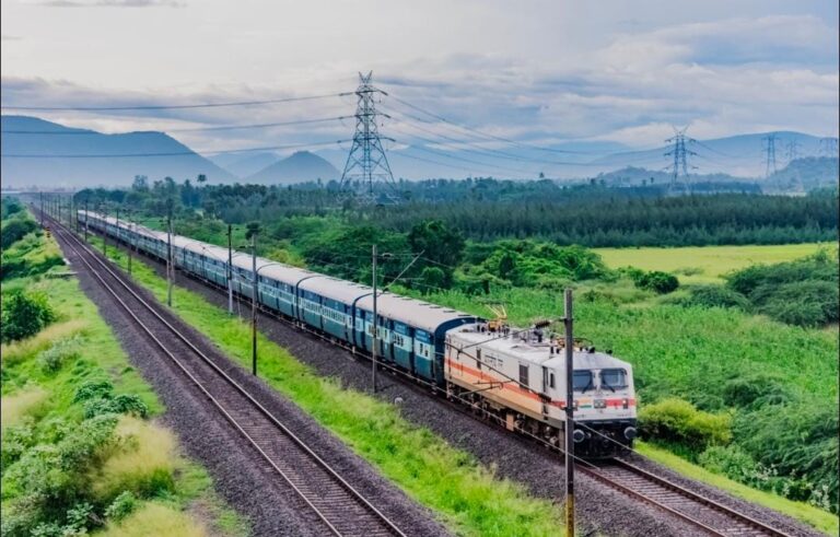 જામનગર–લાખાબાવળ નવા ડબલ ટ્રેક પર 120 કિમી પ્રતિ કલાકે સ્પીડ ટ્રાયલ.