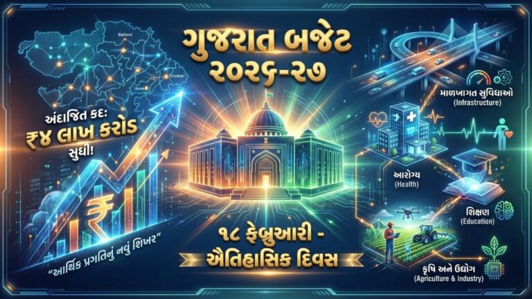 ઐતિહાસિક ક્ષણઃ ગુજરાતનું ૪.૦૮ લાખ કરોડનું વિક્રમી બજેટ રજૂ.