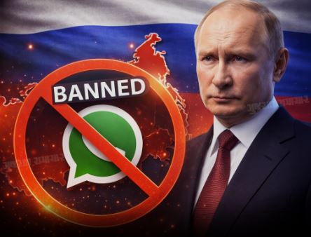 રશિયામાં વોટ્સએપ પર પ્રતિબંધ: મેટા પર કાયદા ઉલ્લંઘનનો આરોપ.