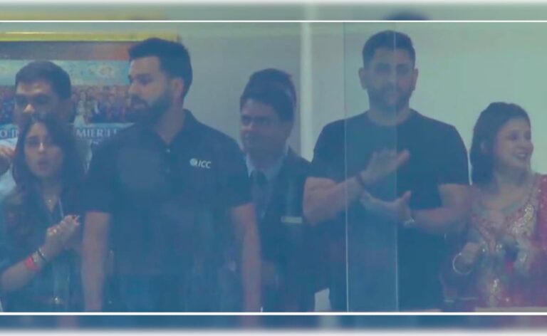 23 વર્ષ બાદ ‘ROKO’ વગર ટીમ ઈન્ડિયા નોકઆઉટમાં: વાનખેડેમાં ભારત-ઈંગ્લેન્ડ સેમિફાઈનલ દરમિયાન ધોની-રોહિતની હાજરીથી સ્ટેડિયમ ગૂંજી ઉઠ્યું.